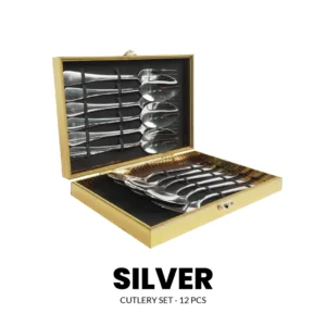 Cutlery 12pcs: Luxurious and Exclusive - Silver