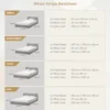 Exclusive Bedsheet - White Stripe Set - Image 2