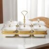 SAJI-Serving Dish Combo 3 in 1 Set + Condiment Dish 6pcs in 1 Set - Image 6