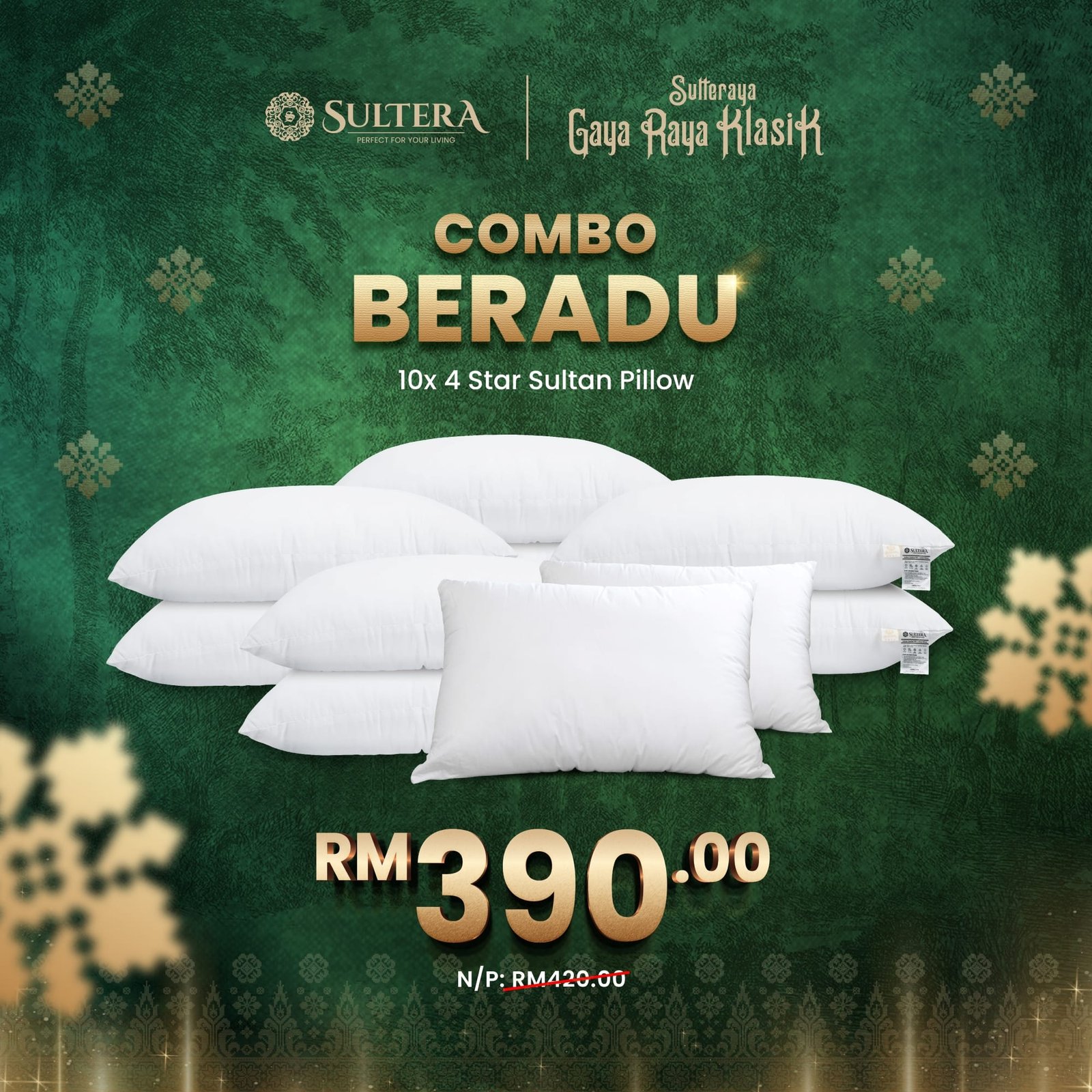 Combo Beradu : 10 Pieces 4 Star Pillow