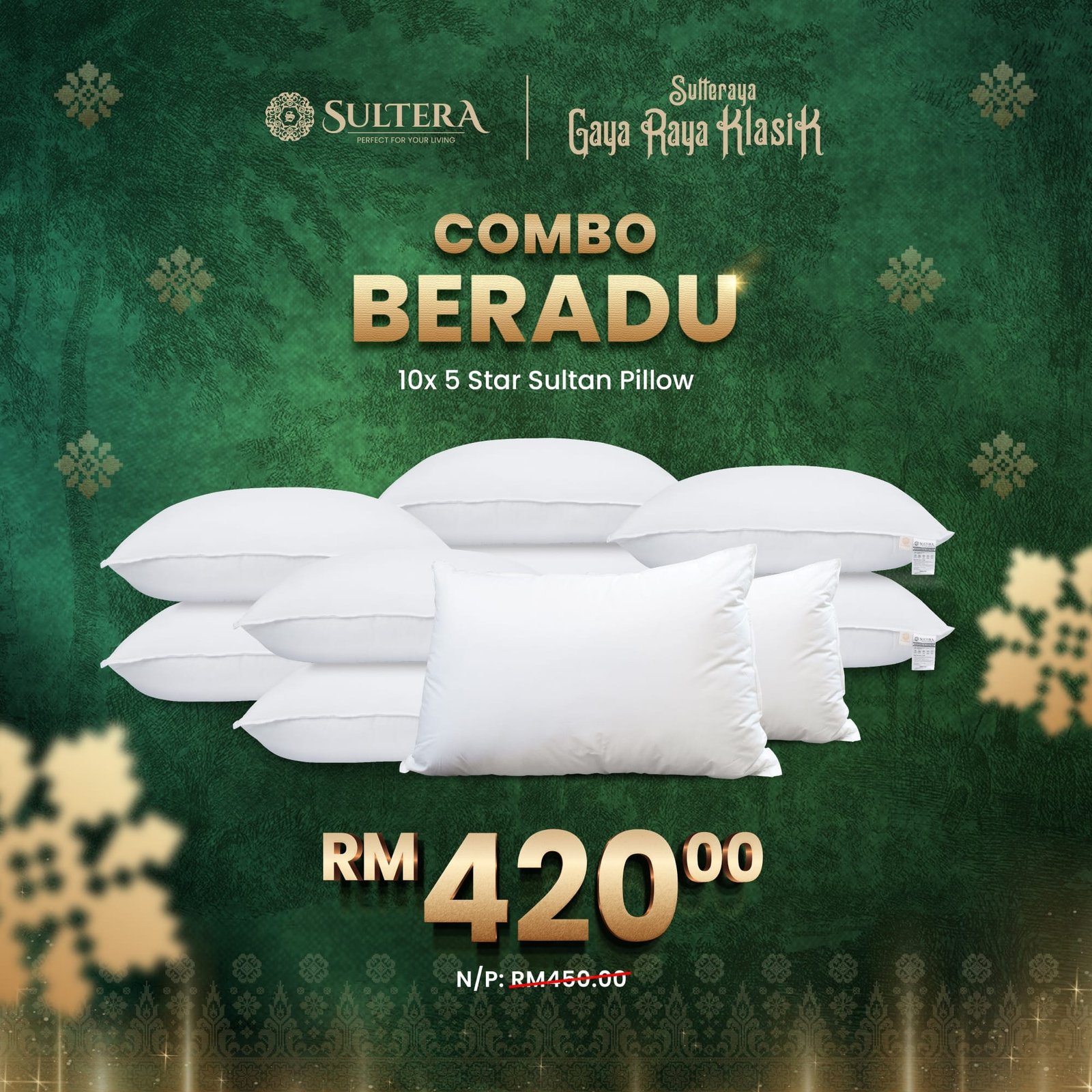 Combo Beradu : 10 Pieces 5 Star Pillow