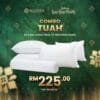 Combo Tuah : 4 Pieces 5 Star Pillow + 1 Piece Bolster