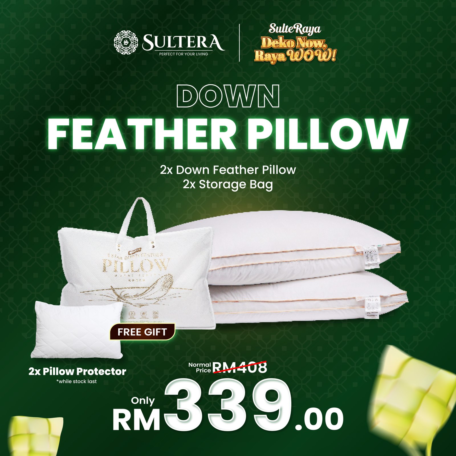 5 Star Feather Down Pillow - Image 3