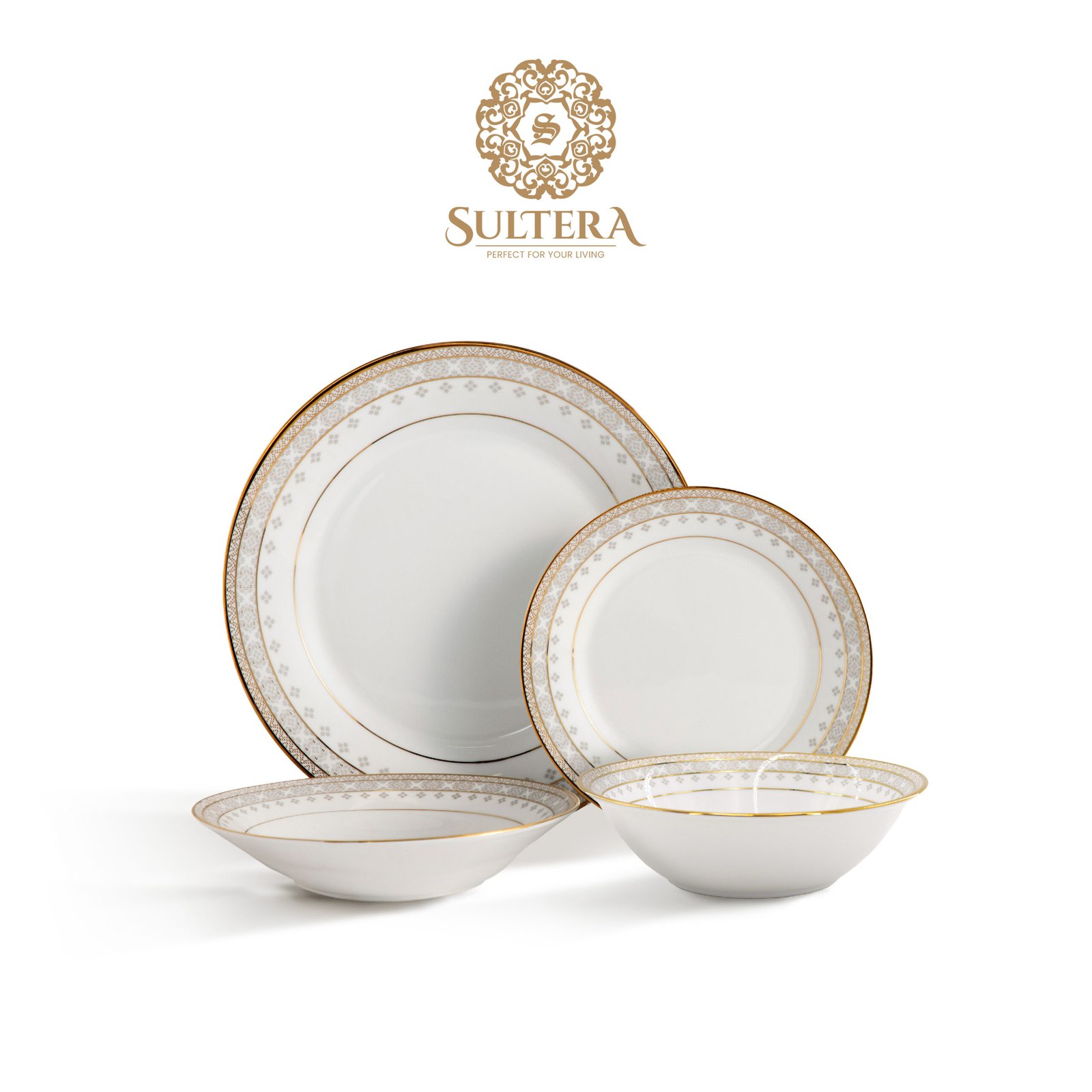 Premium 24Pcs Dinnerware Set Songket