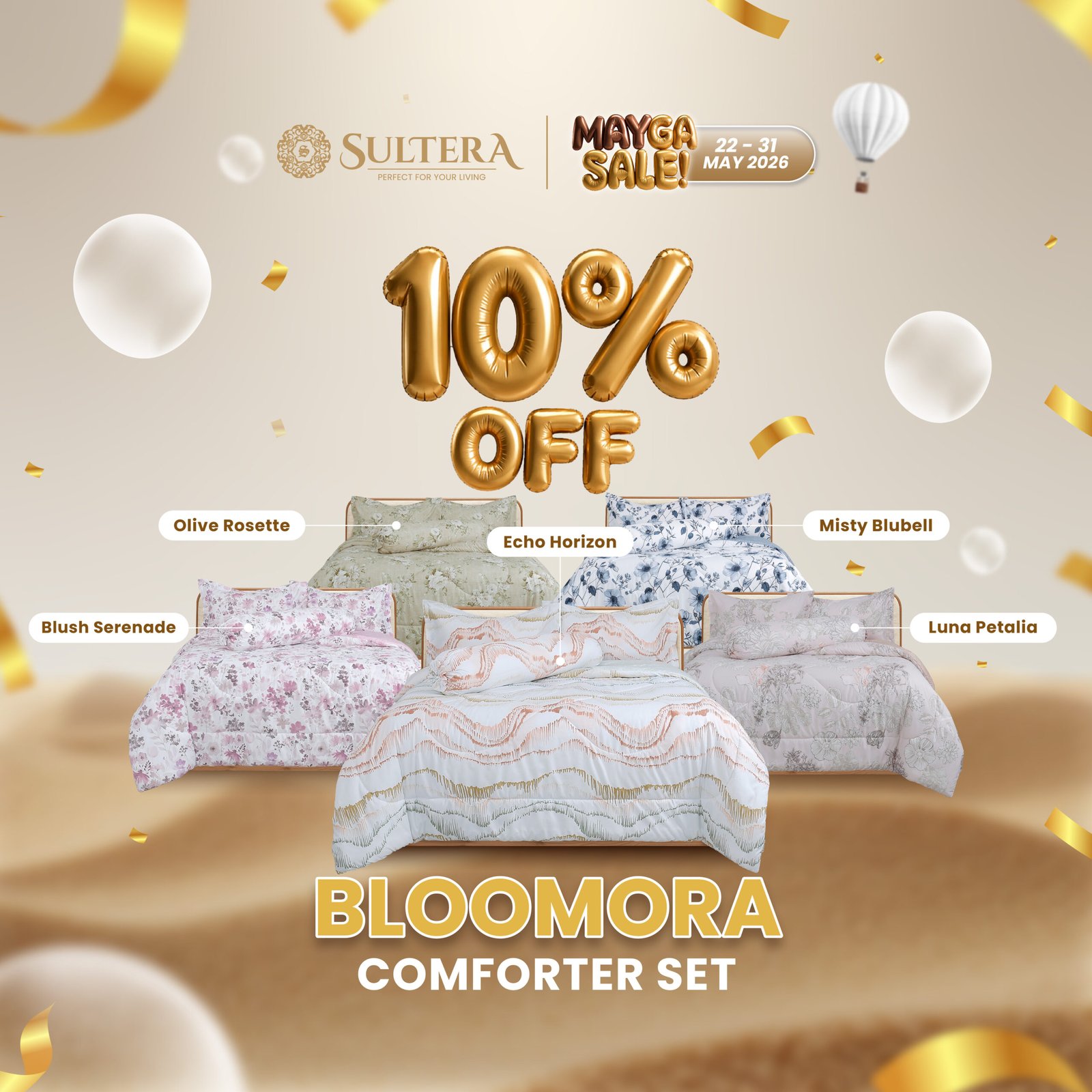 Bloomora Comforter Sheet (New design)