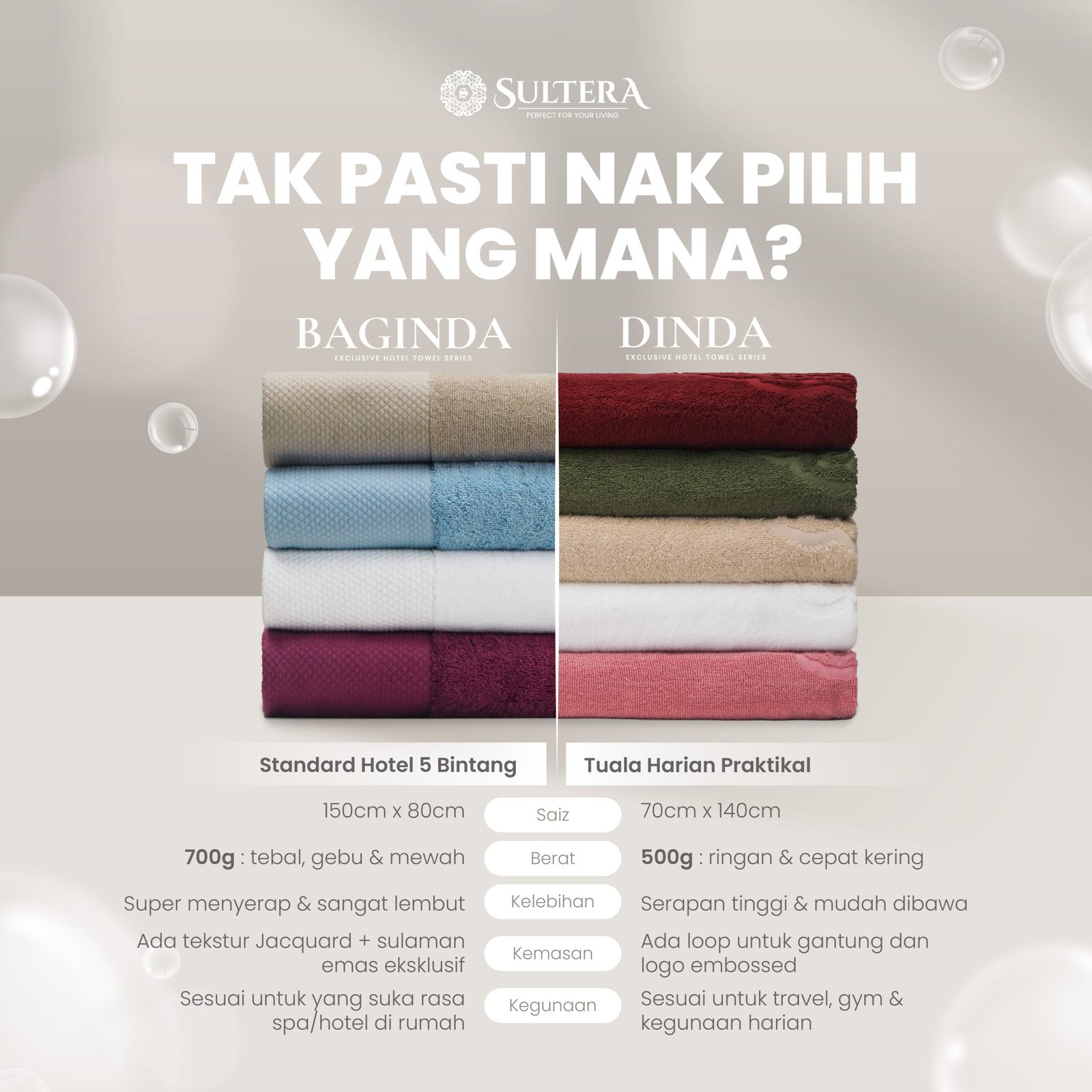 Premium Baginda Towel