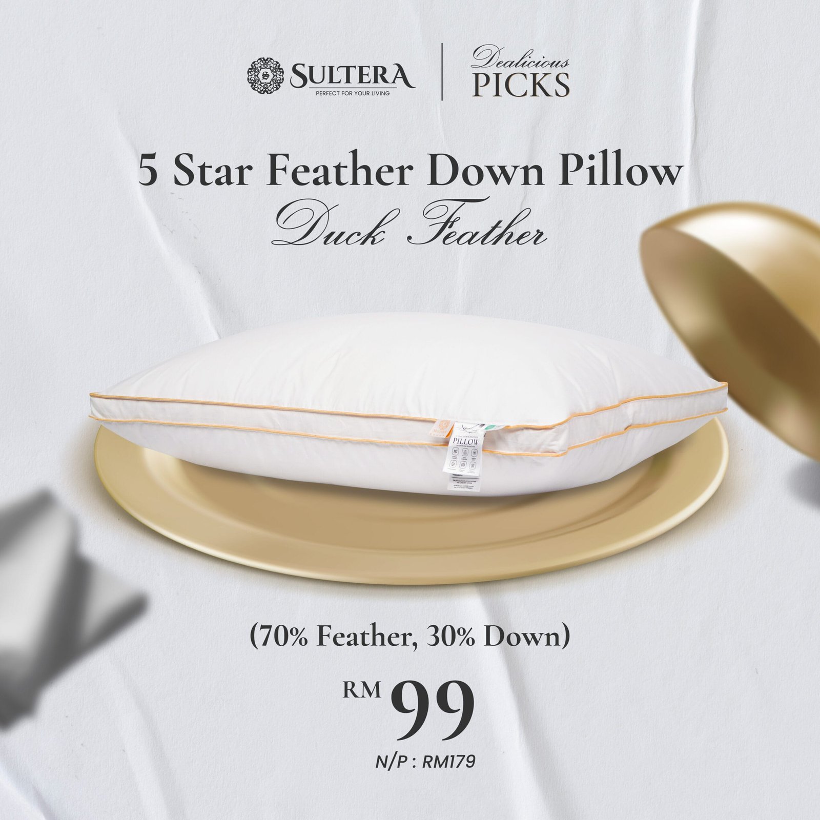 5 Star Feather Down Pillow