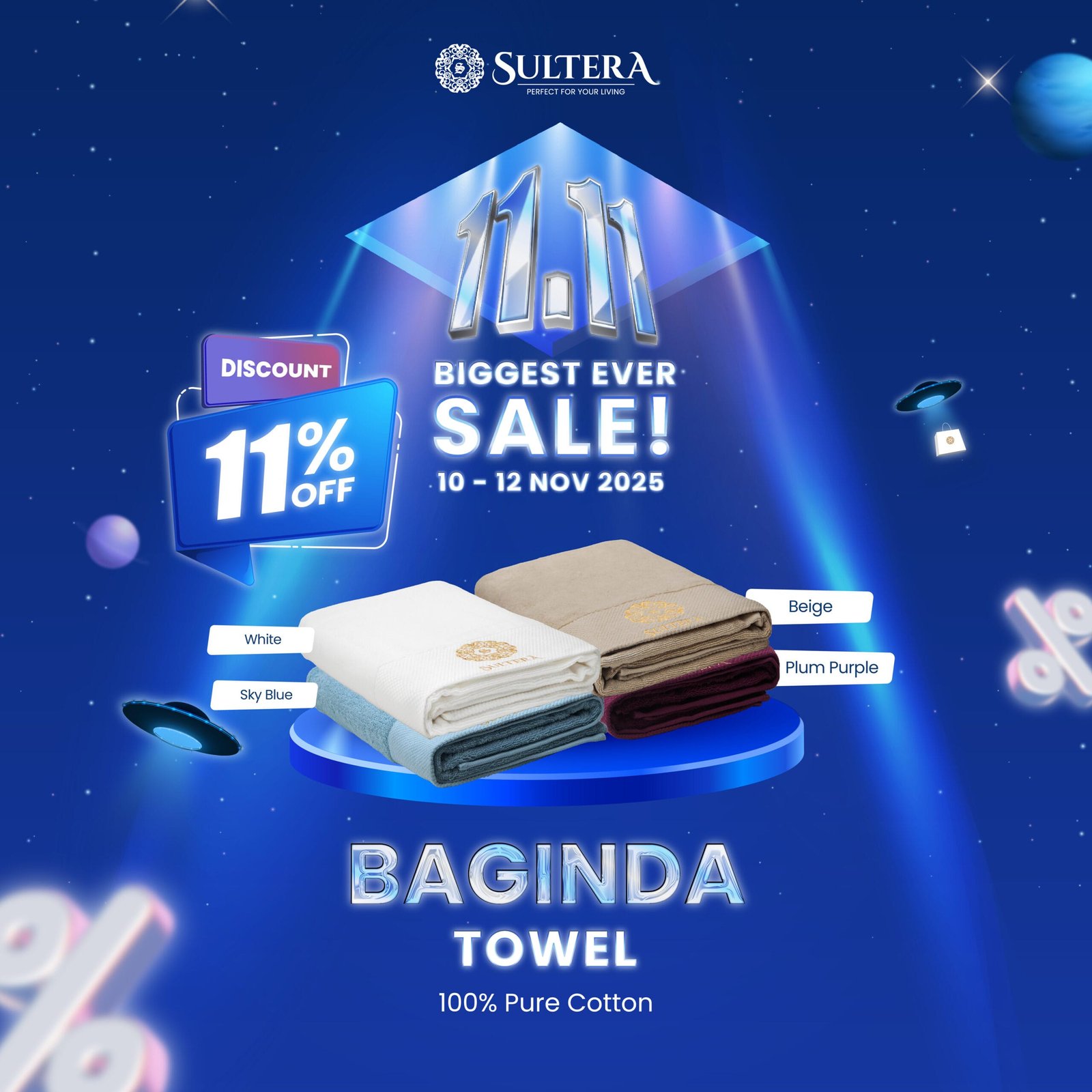 Premium Baginda Towel