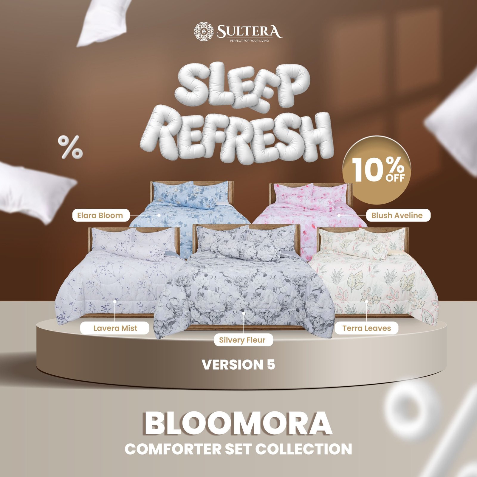 Bloomora Comforter Set | 5-in-1 | V5