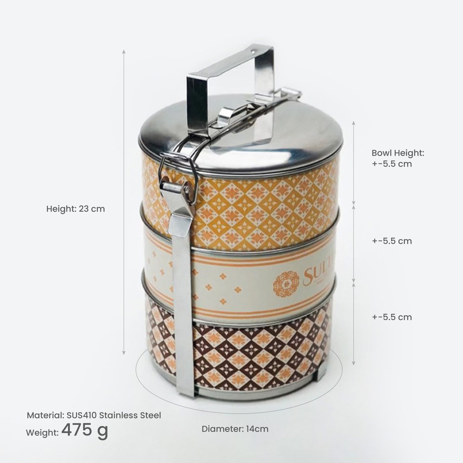 Songket Series Tiffin - Image 2