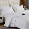 Exclusive Bedsheet - White Stripe Set - Image 10